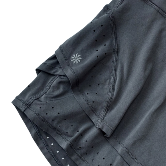 Athleta Black Stealth Trucool Athletic Skort Skirt Size Small - Picture 3 of 10